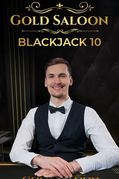 Gold Saloon Blackjack 10 – Živé kasino FatPirate Gold Saloon Blackjack 10 živě v kasinu FatPirate